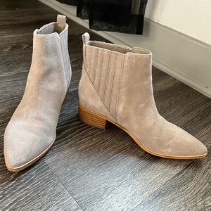 Marc Fisher Taupe Booties